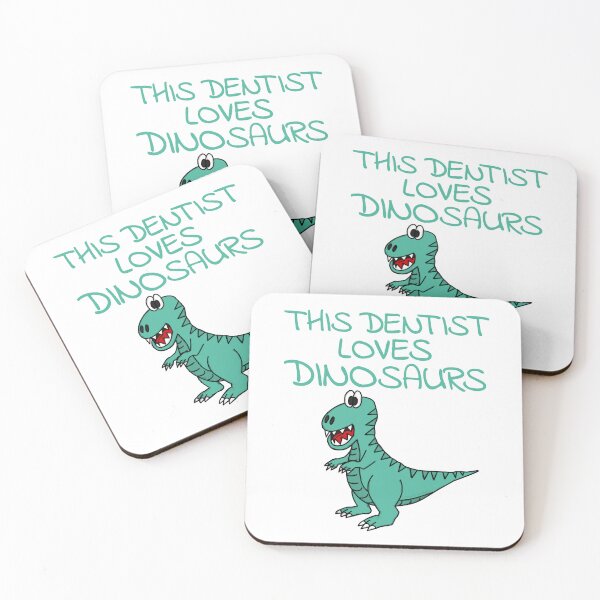 Item preview, This Dentist Loves Dinosaurs, T-Rex Dinosaur designed and sold by doodlerob.
