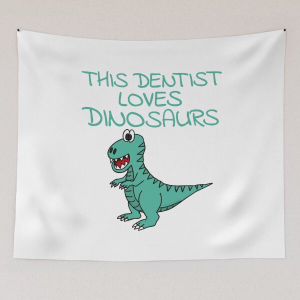 Item preview, This Dentist Loves Dinosaurs, T-Rex Dinosaur designed and sold by doodlerob.