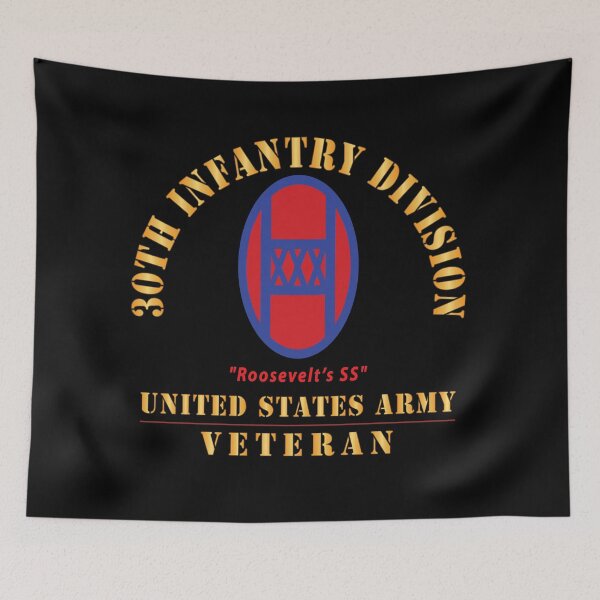 Item preview, Army - SSI - 30th Infantry Division - Roosevelt’s SS - US Army Veteran X 300 designed and sold by Military Insignia Products.
