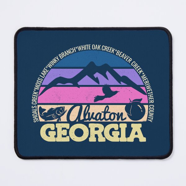 Item preview, Alvaton Georgia Sunset Retro Vintage Local Pride Logo designed and sold by CRHPOD20.