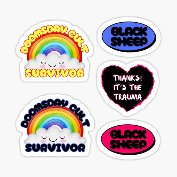 Item preview, Cult Survivor Sticker Pack designed and sold by Shunned ExJw.