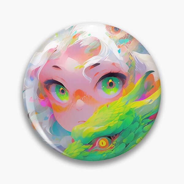 Item preview, Fluorescent Dragon Guardian Spirit designed and sold by bubblegoth.