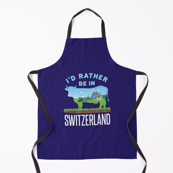 Item preview, I'd Rather Be in Switzerland Swiss Vacation Alps Mountains designed and sold by jaygo.