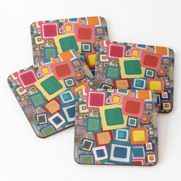 Item preview, Squares - Abstract designed and sold by whitecat23.