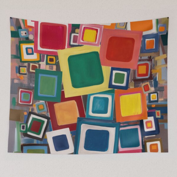 Item preview, Squares - Abstract designed and sold by whitecat23.
