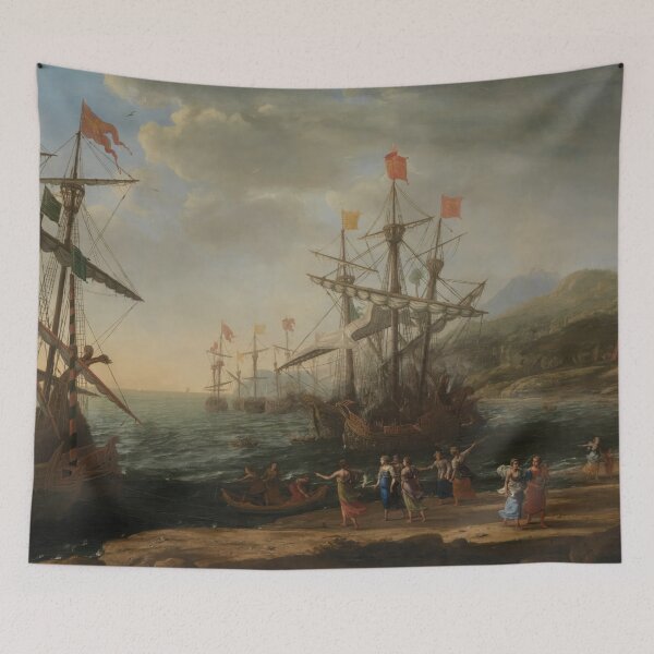 Item preview, The Trojan Women Setting Fire to Their Fleet by Claude Lorrain (Claude Gellée) designed and sold by stevepmp.