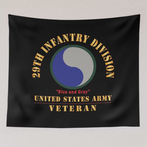 Item preview, Army - SSI - 29th Infantry Division - Blue and Gray- US Army Veteran X 300 designed and sold by Military Insignia Products.