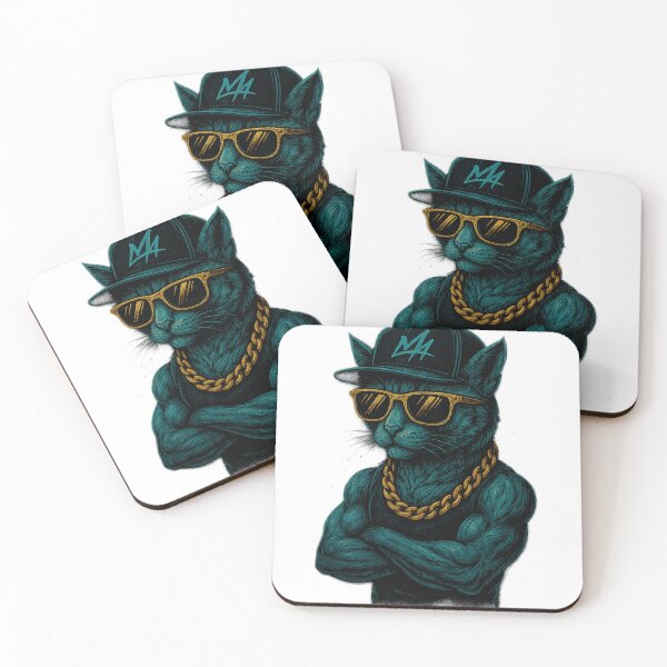Item preview, Cool Street Cat – Urban Style Feline with Attitude designed and sold by Mjonkey.