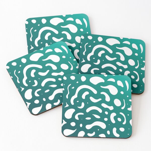 Item preview, Aqua Hues Fluxa Pattern designed and sold by OvidiumArt.