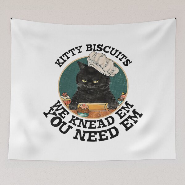 Item preview, Kitty Biscuits We Knead Em You Need Em Funny Cat Baking designed and sold by SpeedyPrints.