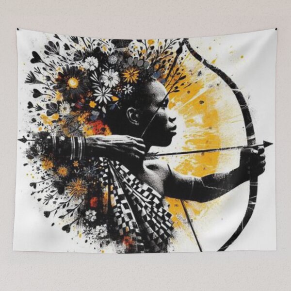 Item preview, The Archer, African Tribal Art Style  designed and sold by Shs-Kenya.