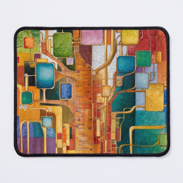 Item preview, Colourful Abstract Tree designed and sold by whitecat23.