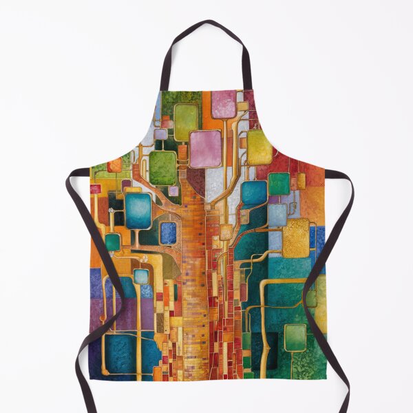Item preview, Colourful Abstract Tree designed and sold by whitecat23.