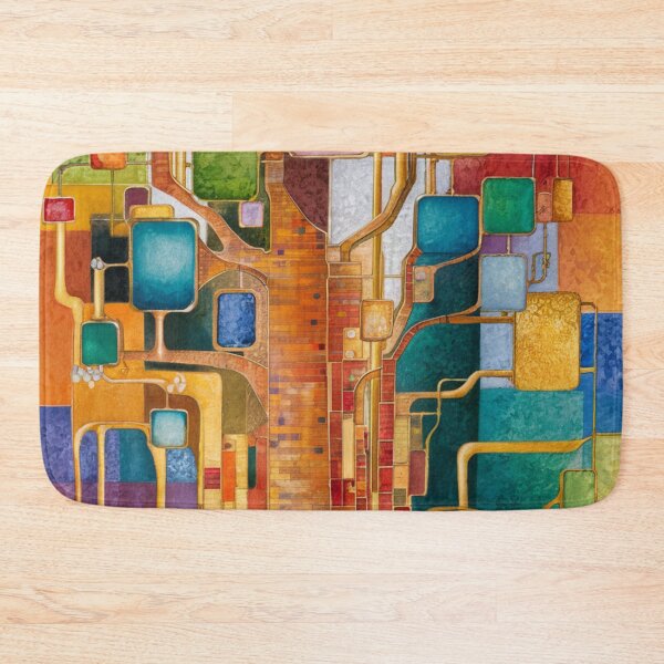 Item preview, Colourful Abstract Tree designed and sold by whitecat23.