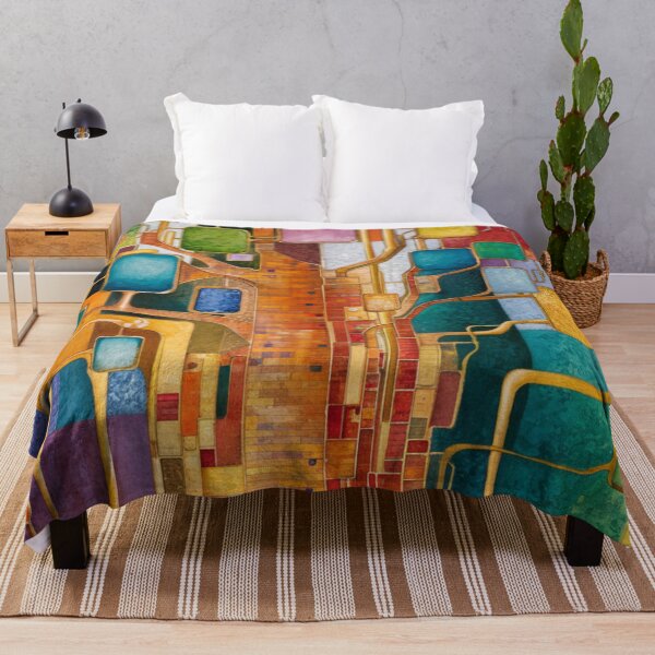 Item preview, Colourful Abstract Tree designed and sold by whitecat23.