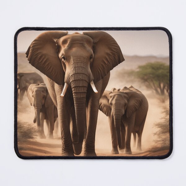 Item preview, African Elephant Herd designed and sold by DesignerChic111.