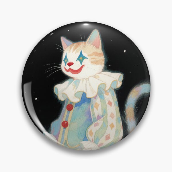 Item preview, Whimsical Cat Clown designed and sold by Kayslab.