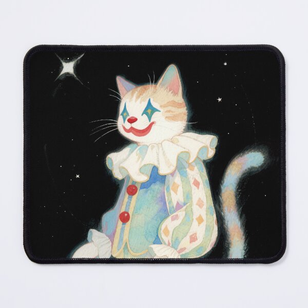 Item preview, Whimsical Cat Clown designed and sold by Kayslab.