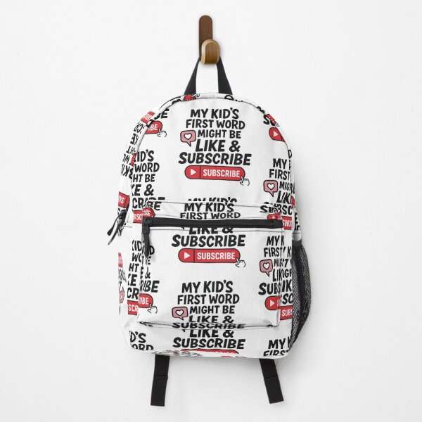 Item preview, My Kid’s First Word Might Be Like & Subscribe – Funny Content Creator Parent Shirt designed and sold by Sepinik.