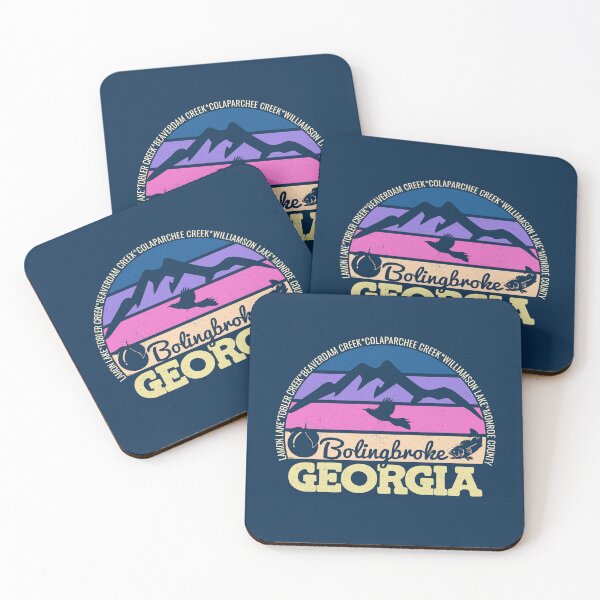 Item preview, Bolingbroke Georgia Sunset Retro Vintage Local Pride Logo designed and sold by CRHPOD20.