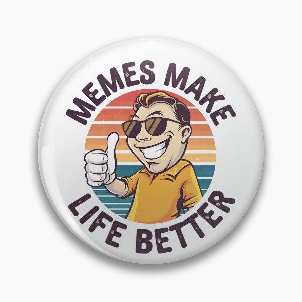 Artikelvorschau, Memes machen das Leben besser. Lustiger Retro-Humor entworfen und verkauft von Taans-Creation.