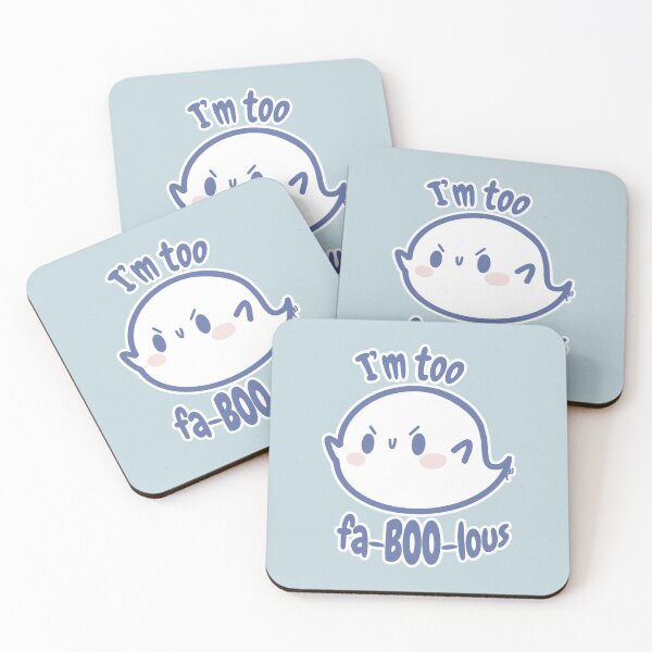 Item preview, Fa-Boo-Lou’s Ghost Illustration | Cute Halloween Pun designed and sold by Sugar-Bubbles.