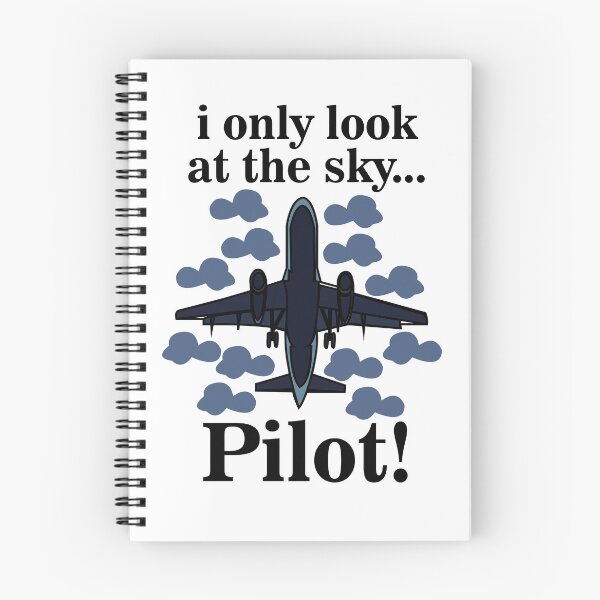 Item preview, Pilot Airplane I Only Look At The Sky Pilot  designed and sold by Nisha Prabhu.