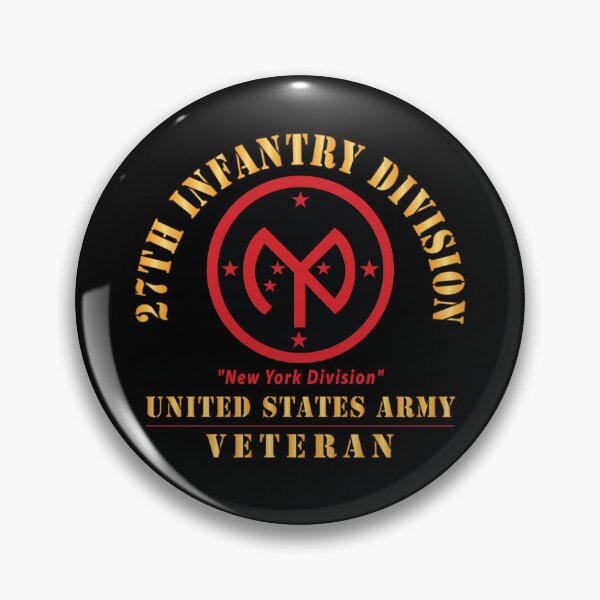 Item preview, Army - SSI - 27th Infantry Division - New York Division - US Army Veteran X 300 designed and sold by Military Insignia Products.