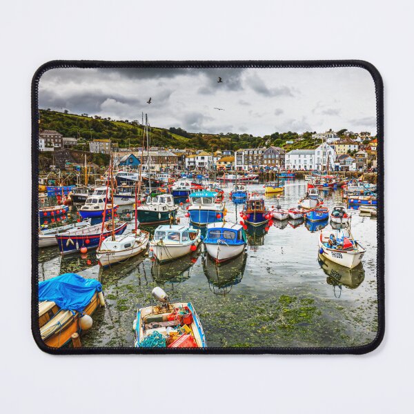 Item preview, Mevagissey Harbour Boats, Cornwall, England designed and sold by Paul Thompson Photography.