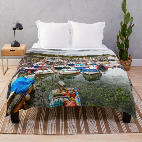 Item preview, Mevagissey Harbour Boats, Cornwall, England designed and sold by Paul Thompson Photography.