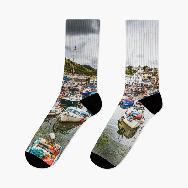 Item preview, Mevagissey Harbour Boats, Cornwall, England designed and sold by Paul Thompson Photography.