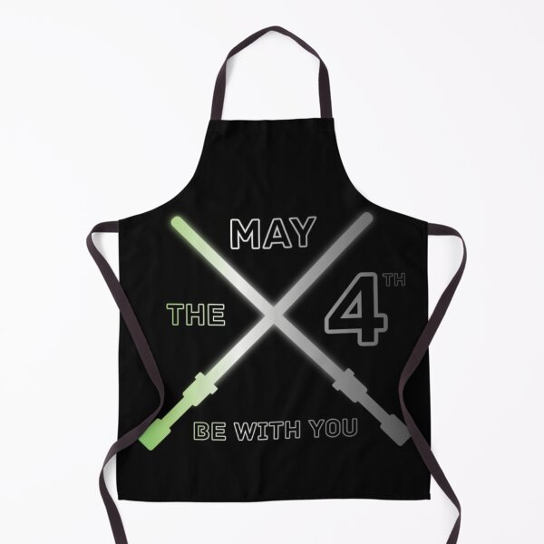 Item preview, May the 4th Be With You, Aromantic pride flag graphic, Lightsaber Rainbow colors and text graphic, May the Fourth, Space,  designed and sold by PrideBeProud.
