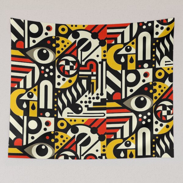 Aperçu de l'œuvre « Expression cubiste audacieuse – L'art inspiré de Fernand Léger » créée et vendue par TwoDotsStudio.