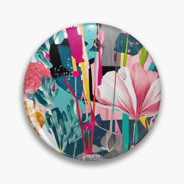 Item preview, Pink Floral Collage designed and sold by whitecat23.