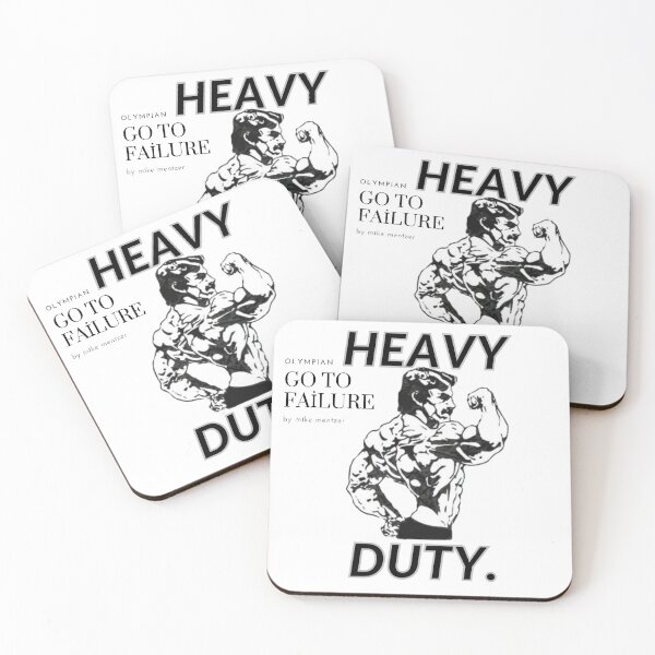 Item preview, Heavy Duty Gym Design – Retro Bodybuilding Fitness Art designed and sold by HYSTOREGYMWEAR.