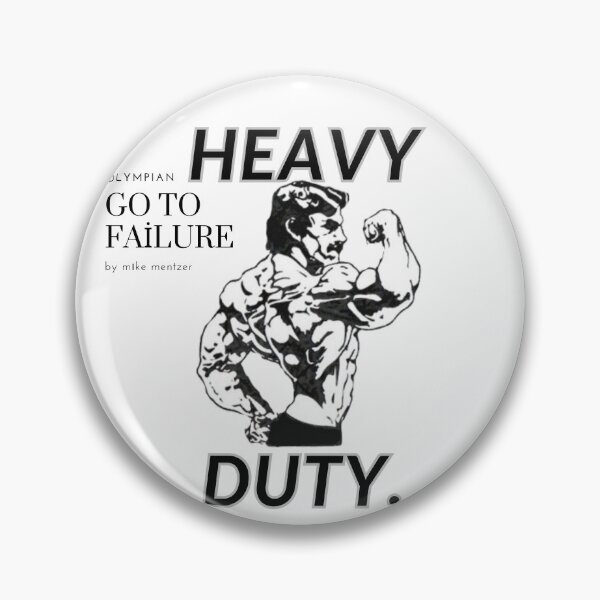 Item preview, Heavy Duty Gym Design – Retro Bodybuilding Fitness Art designed and sold by HYSTOREGYMWEAR.