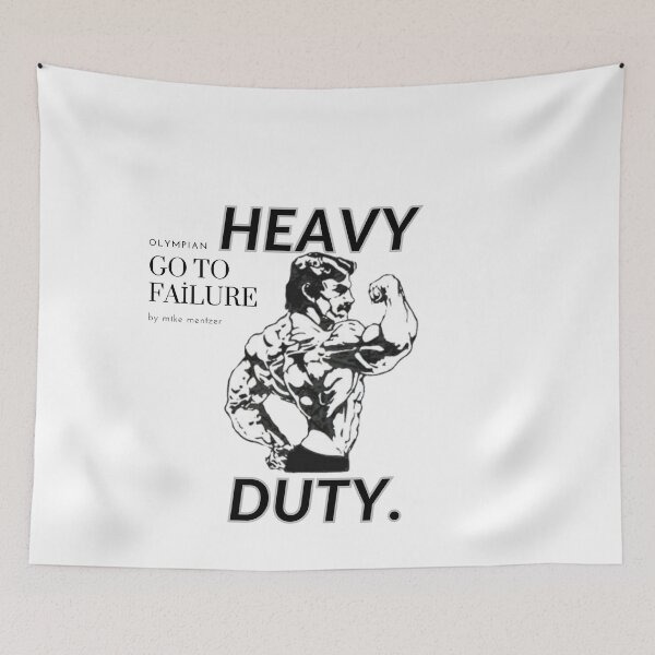 Item preview, Heavy Duty Gym Design – Retro Bodybuilding Fitness Art designed and sold by HYSTOREGYMWEAR.