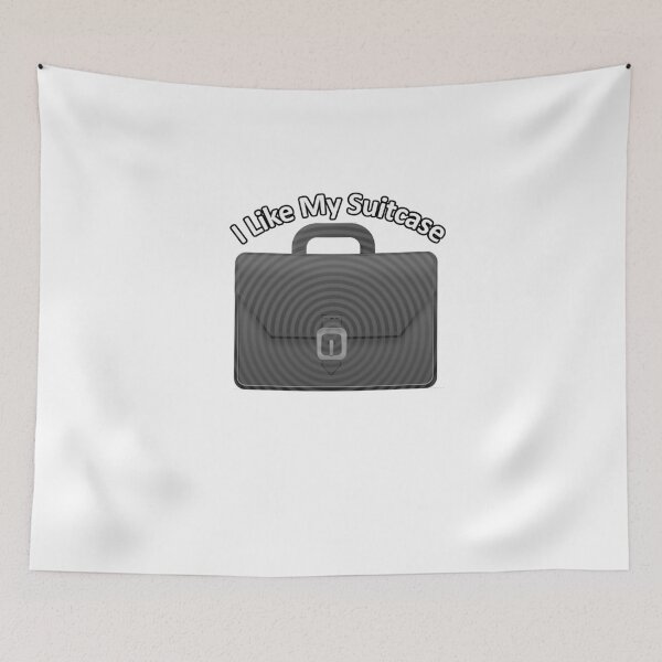 Item preview, I Like My Suitcase - Travel-Inspired Fun Design designed and sold by ArtsyExplorer.
