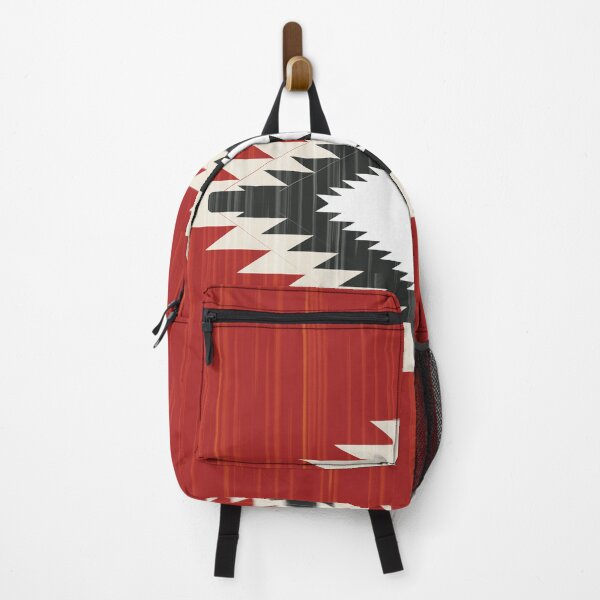 Item preview, Red geometric pattern designed and sold by Miza Drops.