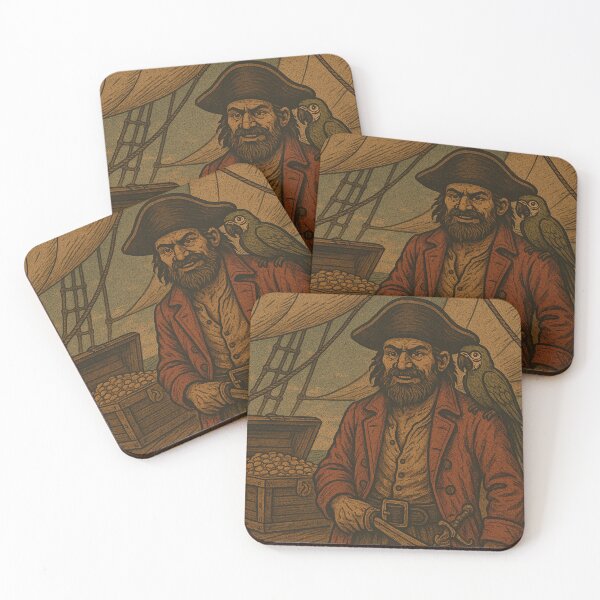 Item preview, The red pirate on the ship designed and sold by Mauswohn.