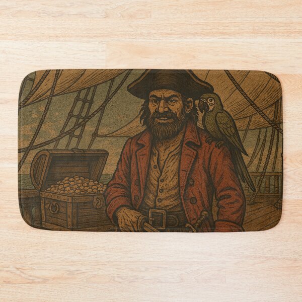 Item preview, The red pirate on the ship designed and sold by Mauswohn.
