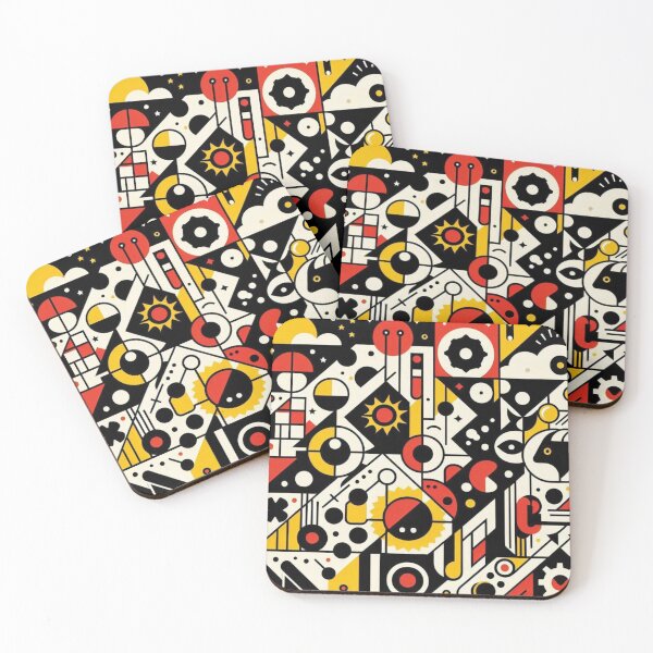 Item preview, "Bold Cubist Expression – Fernand Léger Inspired Art" designed and sold by TwoDotsStudio.