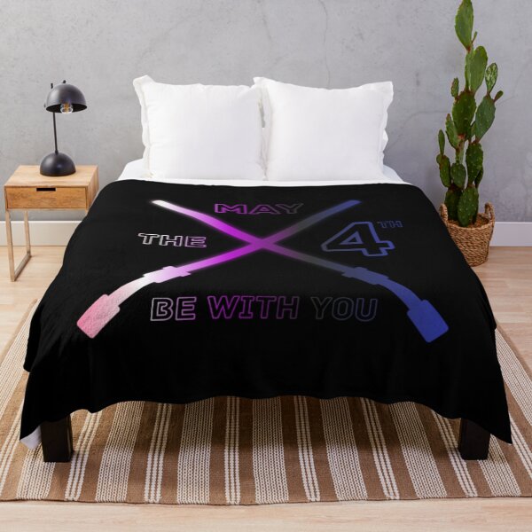 Item preview, May the 4th Be With You, Genderfluid pride flag graphic, Lightsaber Rainbow colors and text graphic, May the Fourth, Space,  designed and sold by PrideBeProud.