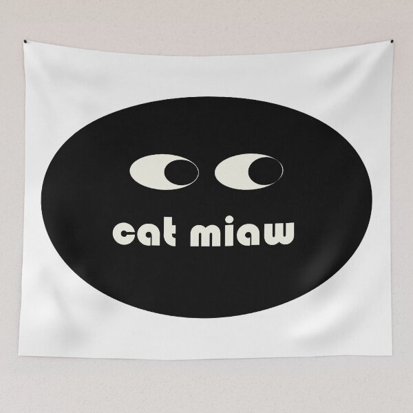 Item preview, Cat Miaw designed and sold by ArtsyExplorer.