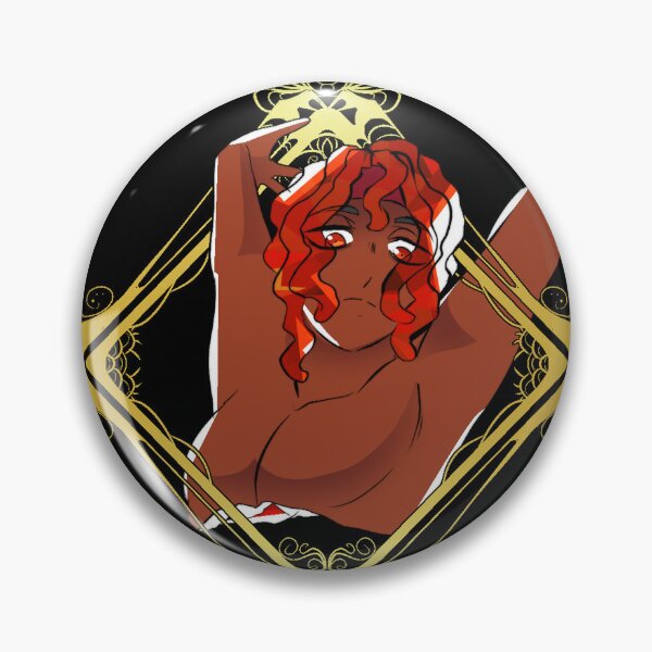 Item preview, CRYSTAL AGE PIN - Jasper designed and sold by shimashimamom.