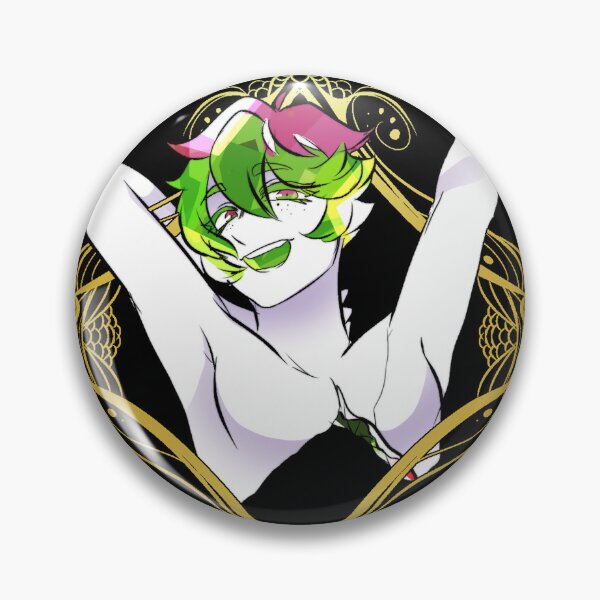 Item preview, CRYSTAL AGE PIN - Watermelon Tourmaline designed and sold by shimashimamom.