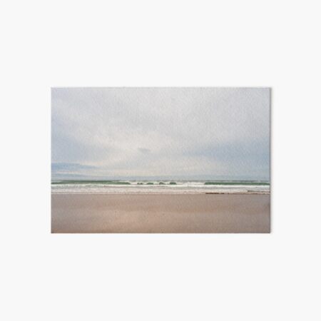 Woolacombe beach break Art Board Print
