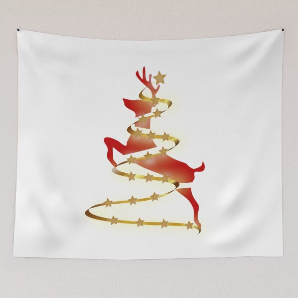Item preview, Christmas Deer - Elegant and Festive Holiday Design designed and sold by ArtsyExplorer.