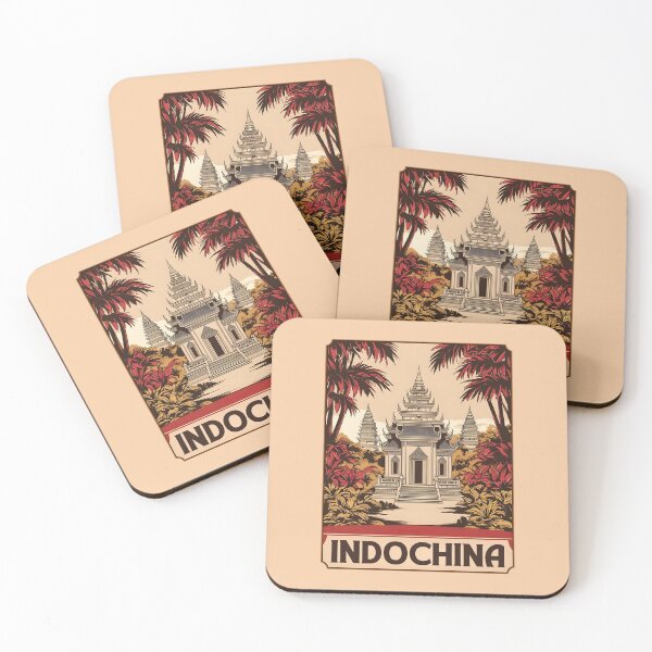 Item preview, A Vintage Travel Illustration of Indochina designed and sold by GoodOldVintage.