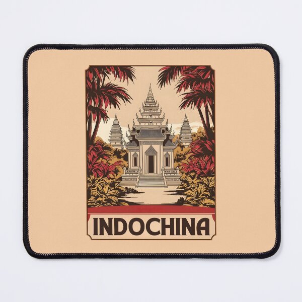 Item preview, A Vintage Travel Illustration of Indochina designed and sold by GoodOldVintage.